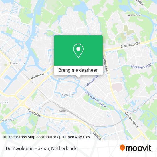 De Zwolsche Bazaar kaart