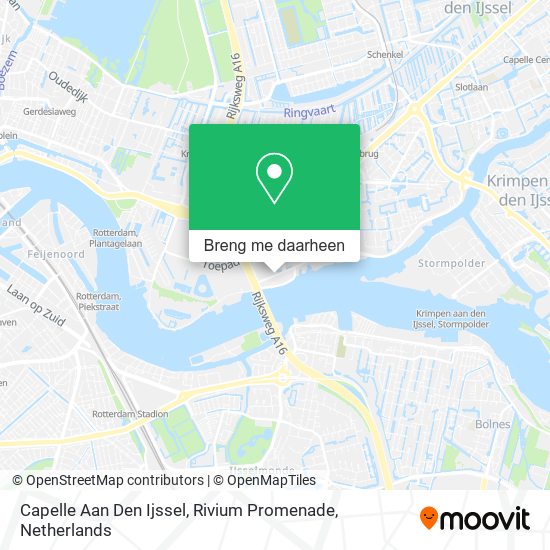 Capelle Aan Den Ijssel, Rivium Promenade kaart