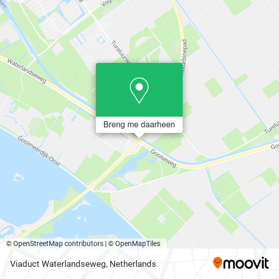 Viaduct Waterlandseweg kaart