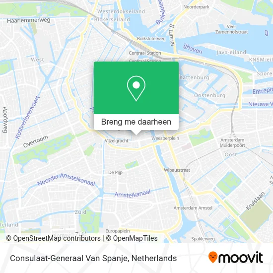 Consulaat-Generaal Van Spanje kaart