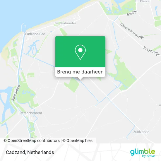 Cadzand kaart