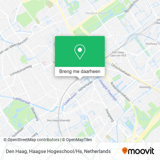Den Haag, Haagse Hogeschool/Hs kaart