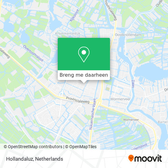Hollandaluz kaart