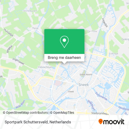 Sportpark Schuttersveld kaart