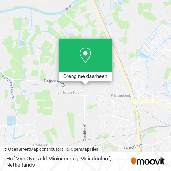 Hof Van Overveld Minicamping-Maisdoolhof kaart