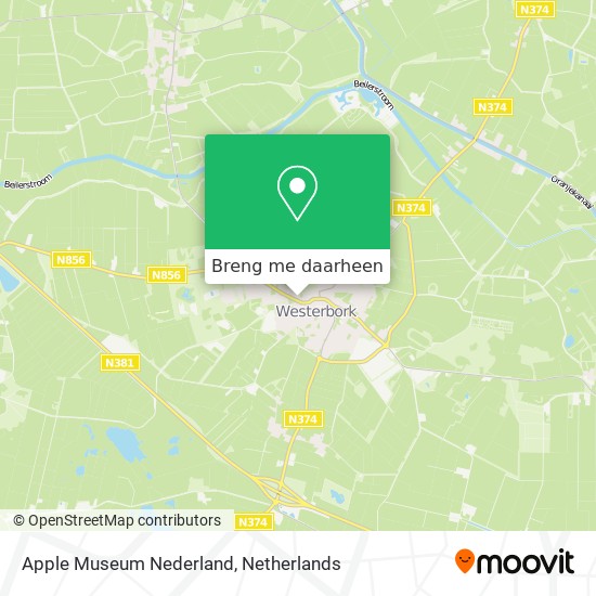 Apple Museum Nederland kaart