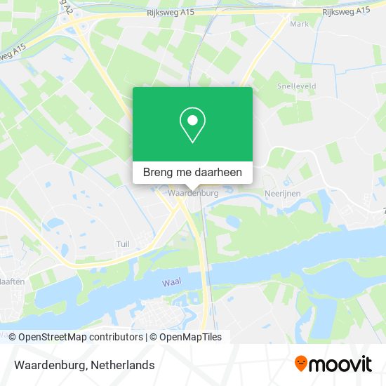 Waardenburg kaart