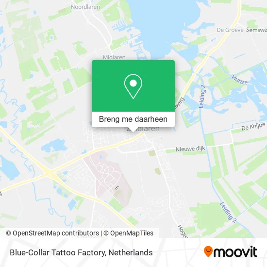 Blue-Collar Tattoo Factory kaart