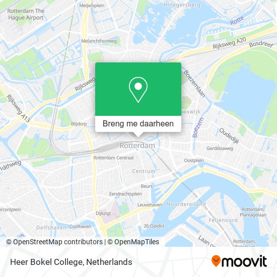 Heer Bokel College kaart
