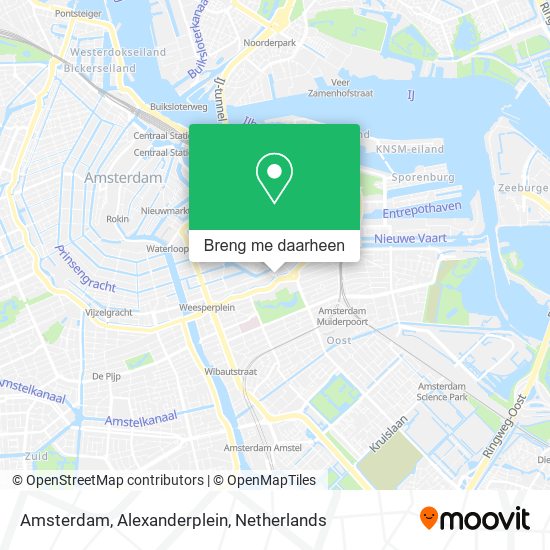 Amsterdam, Alexanderplein kaart