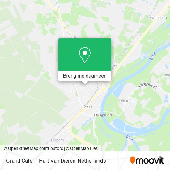 Grand Café 'T Hart Van Dieren kaart