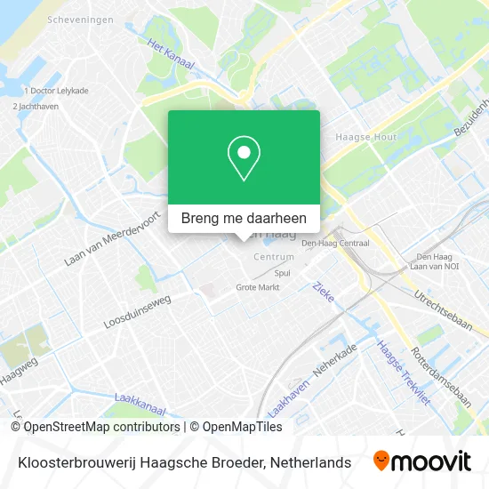 Kloosterbrouwerij Haagsche Broeder kaart