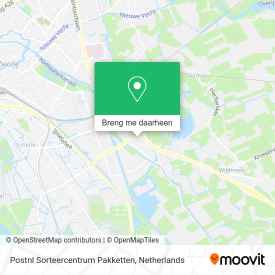 Postnl Sorteercentrum Pakketten kaart