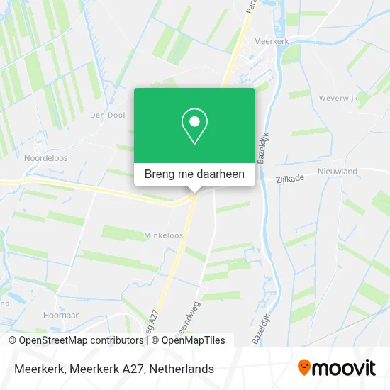 Meerkerk, Meerkerk A27 kaart