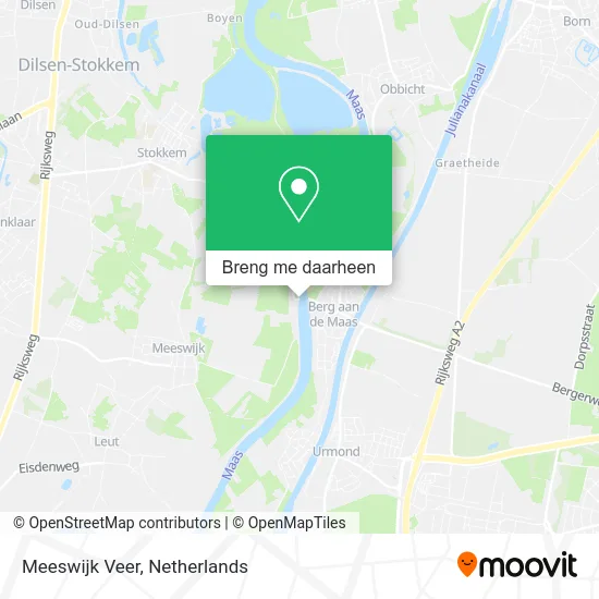 Meeswijk Veer kaart