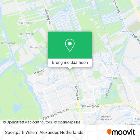 Sportpark Willem Alexander kaart