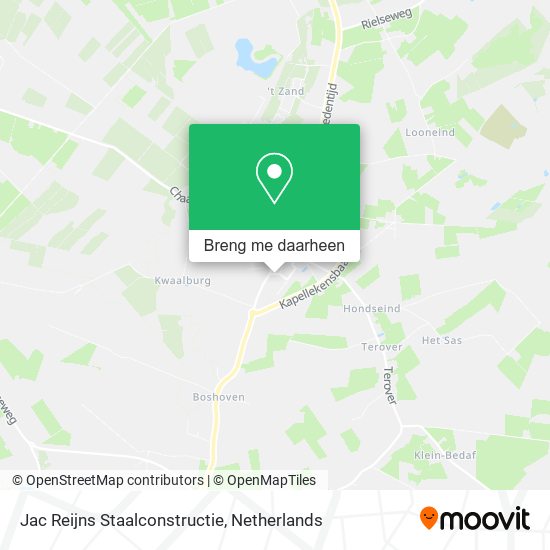 Jac Reijns Staalconstructie kaart