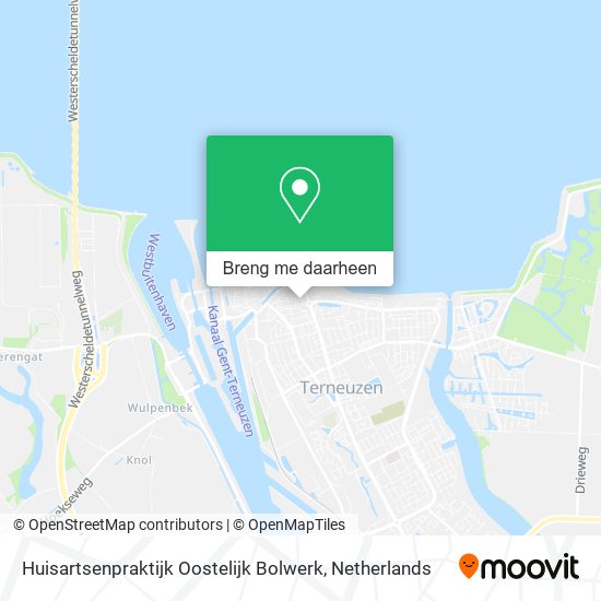 Huisartsenpraktijk Oostelijk Bolwerk kaart