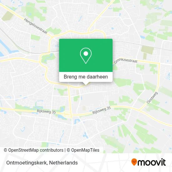 Ontmoetingskerk kaart