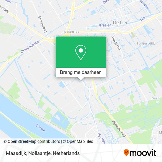 Maasdijk, Nollaantje kaart