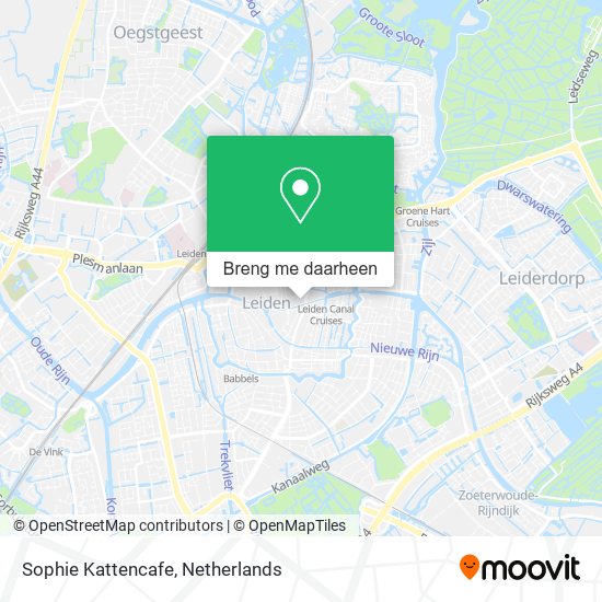 Sophie Kattencafe kaart