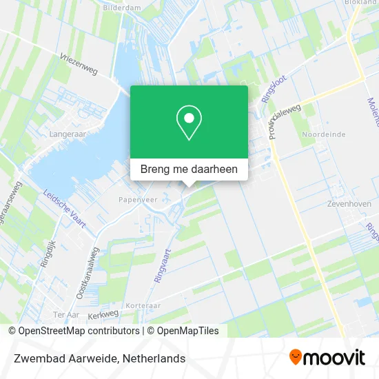 Zwembad Aarweide kaart
