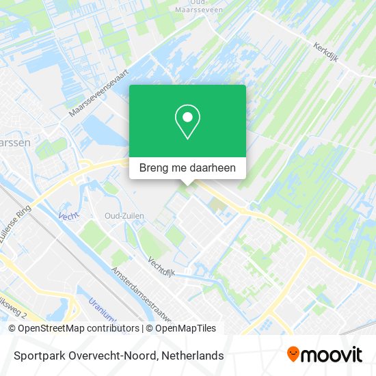 Sportpark Overvecht-Noord kaart