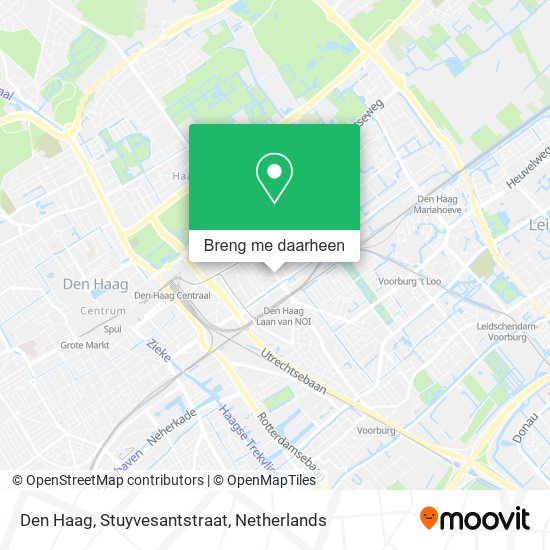 Den Haag, Stuyvesantstraat kaart