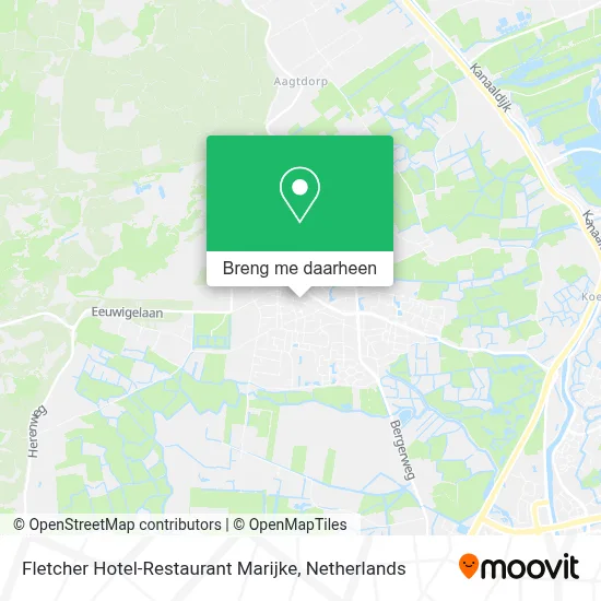 Fletcher Hotel-Restaurant Marijke kaart