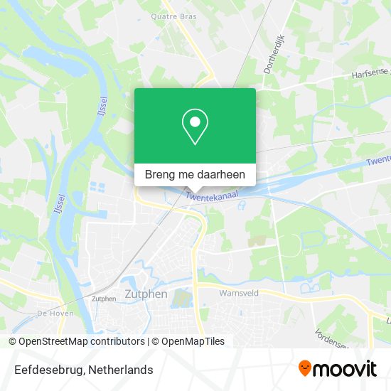 Eefdesebrug kaart