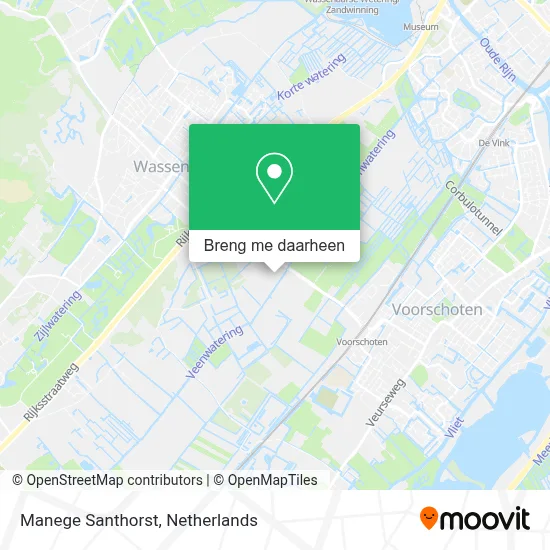 Manege Santhorst kaart