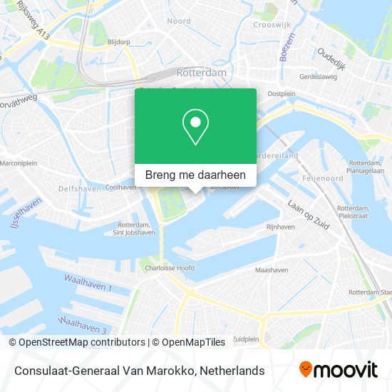 Consulaat-Generaal Van Marokko kaart