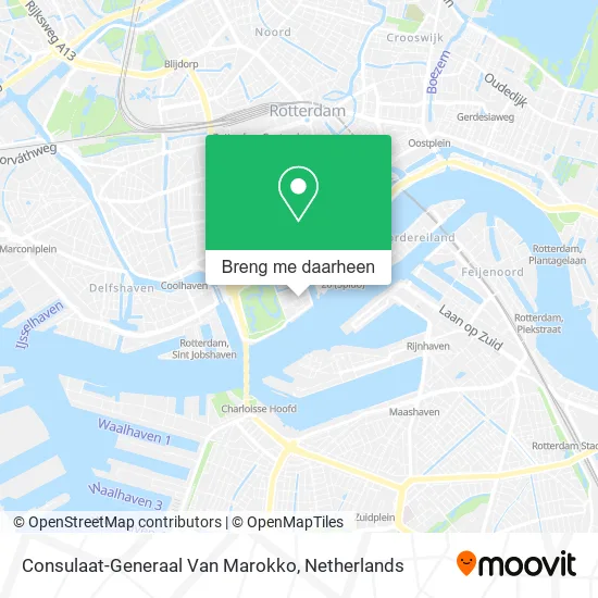 Consulaat-Generaal Van Marokko kaart