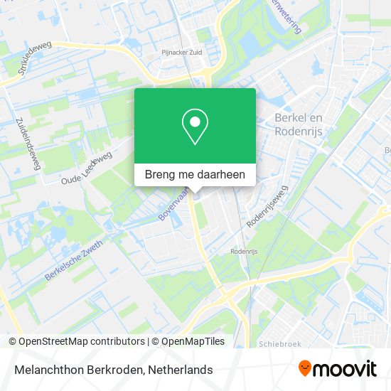 Melanchthon Berkroden kaart