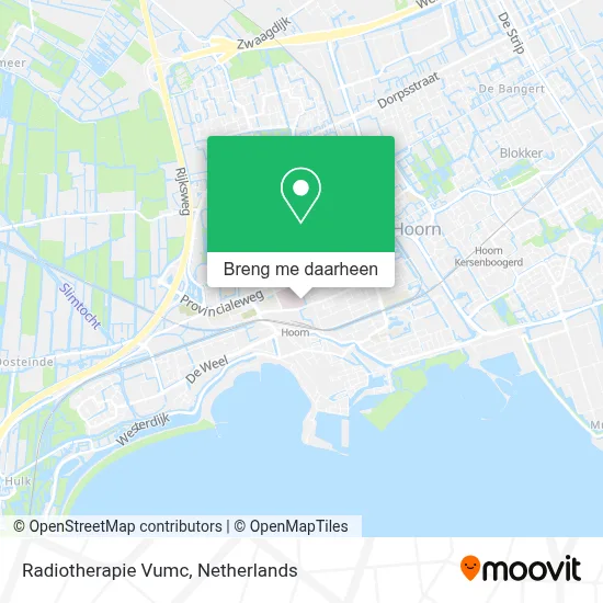 Radiotherapie Vumc kaart