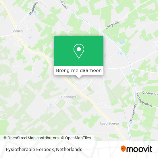 Fysiotherapie Eerbeek kaart