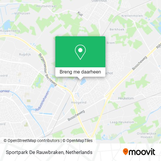 Sportpark De Rauwbraken kaart