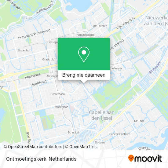 Ontmoetingskerk kaart