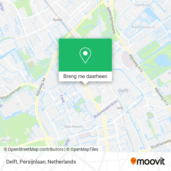 Delft, Persijnlaan kaart