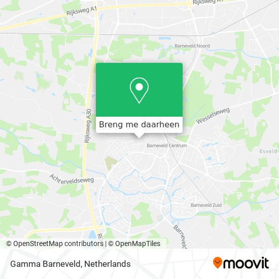 Gamma Barneveld kaart