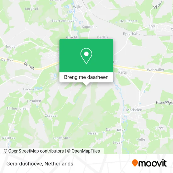 Gerardushoeve kaart