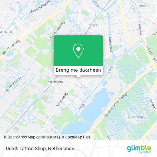 Dutch Tattoo Shop kaart