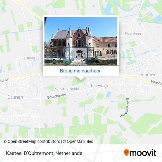 Kasteel D'Oultremont kaart