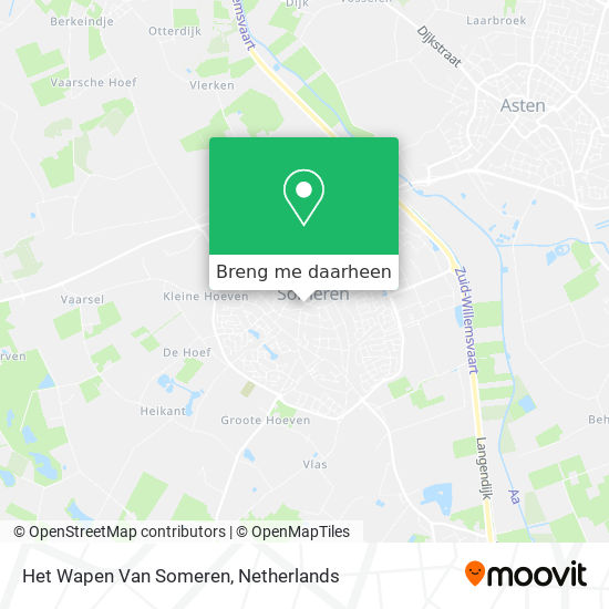 Het Wapen Van Someren kaart