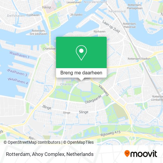Rotterdam, Ahoy Complex kaart