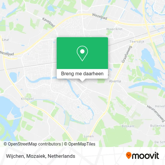 Wijchen, Mozaiek kaart