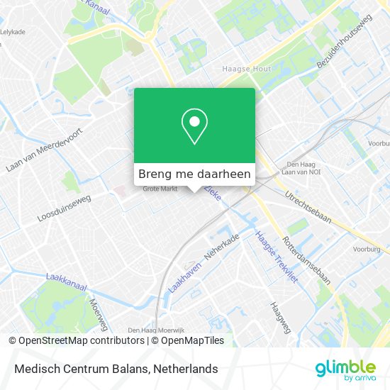 Medisch Centrum Balans kaart