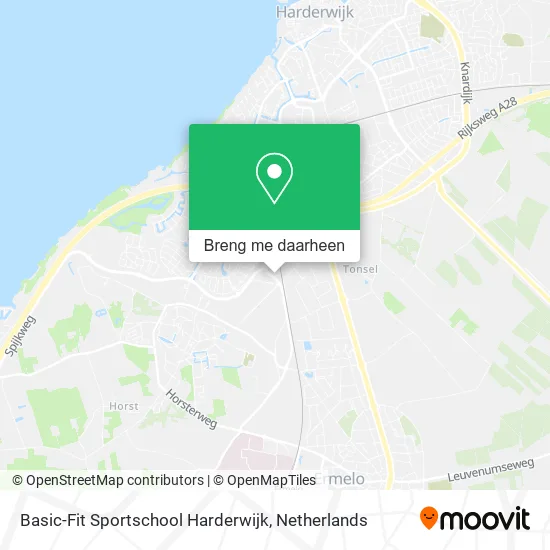 Basic-Fit Sportschool Harderwijk kaart