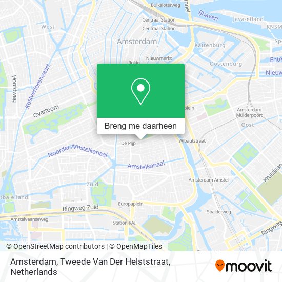 Amsterdam, Tweede Van Der Helststraat kaart