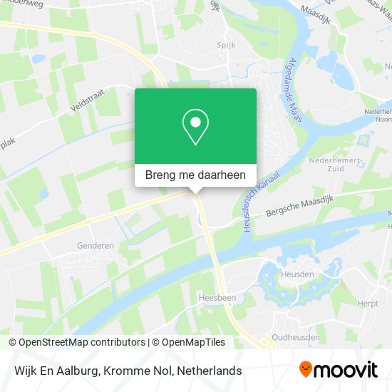 Wijk En Aalburg, Kromme Nol kaart